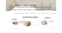 Desktop Screenshot of gyneco-brest-oceane.fr